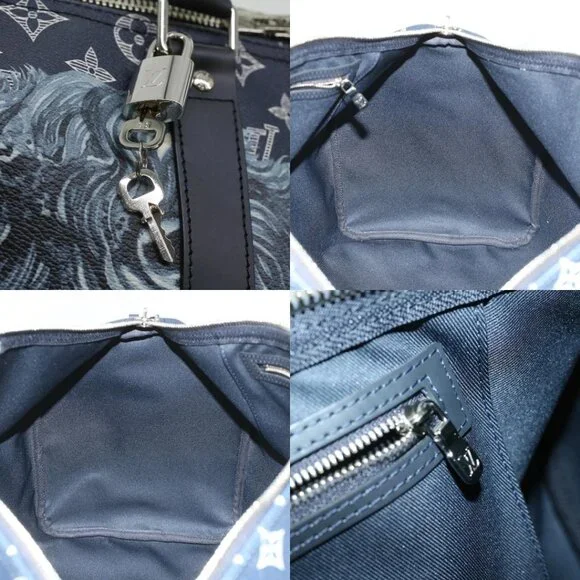 LOUIS VUITTON Monogram savanna Keepall Bandouliere 45 Boston M54129 Auth 33473S - Picture 15 of 15